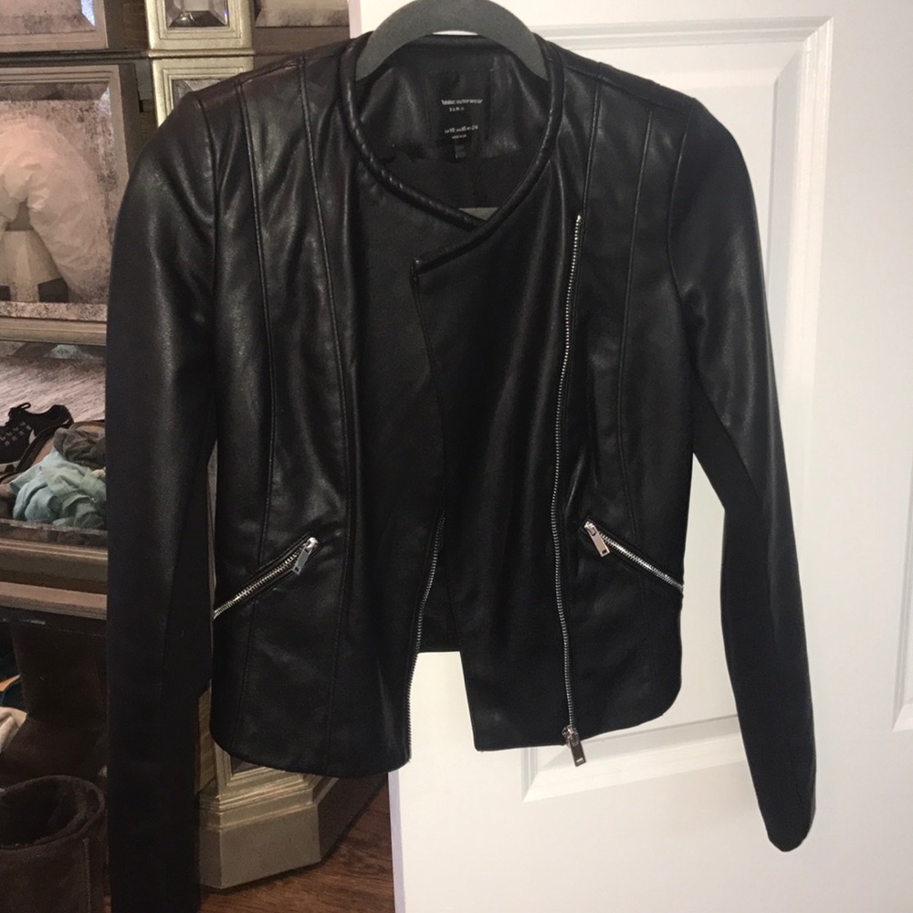 Zara leather jacket